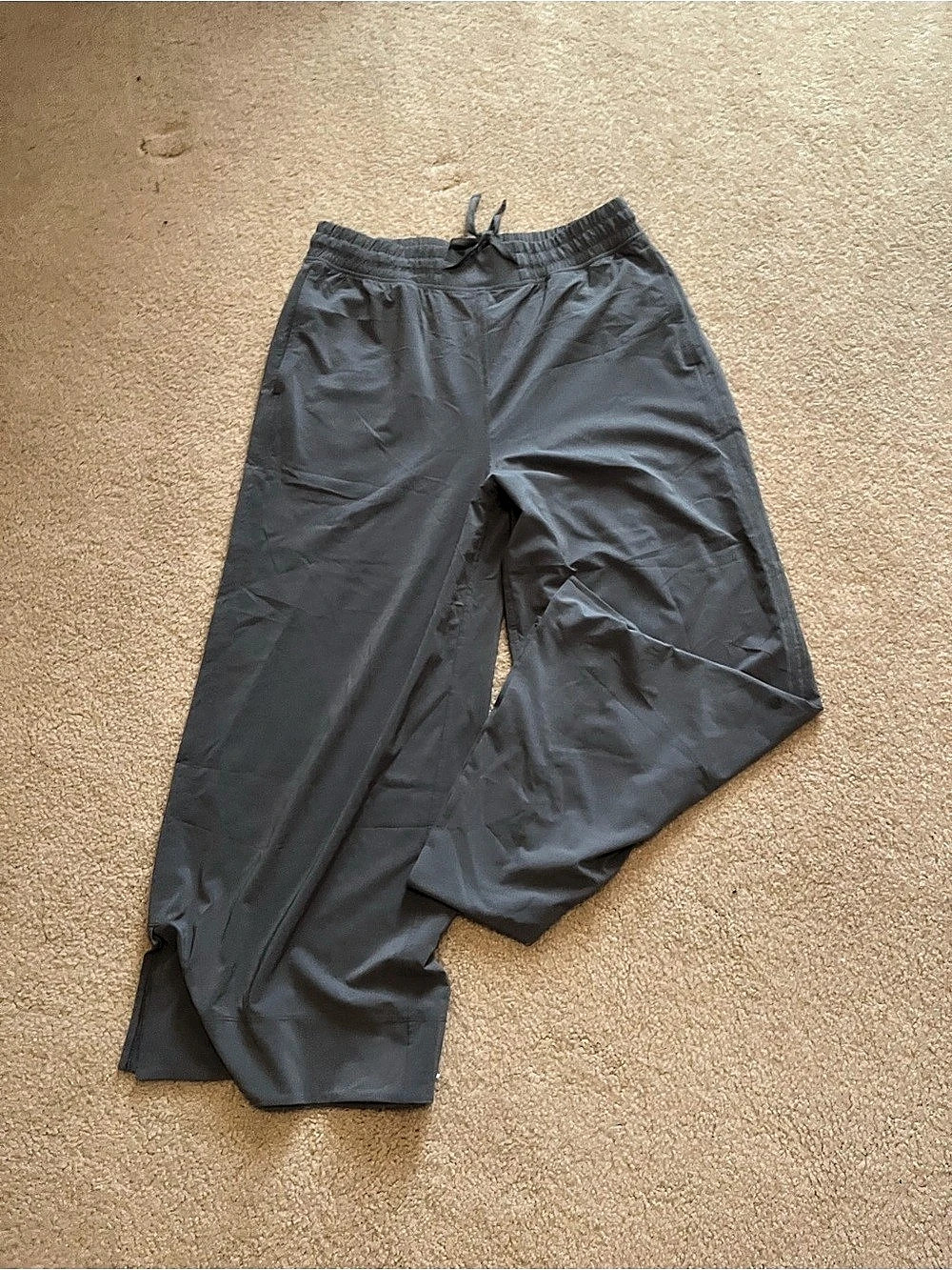 CRZ YOGA Feathery-Fit Soft Pocket High Rise Pant Gray